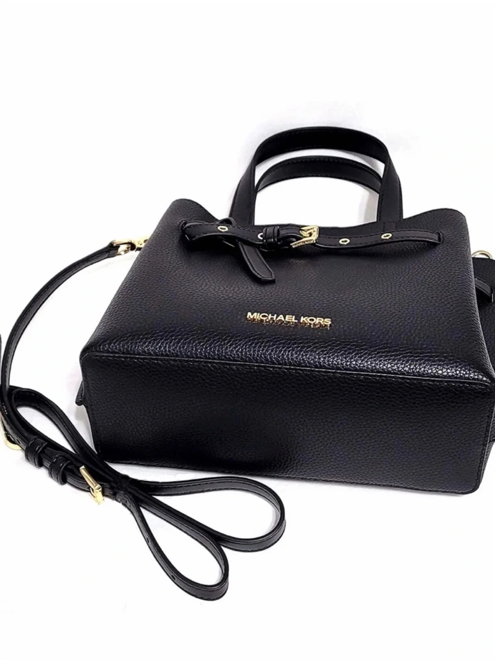 Michael Kors structured pebbled
